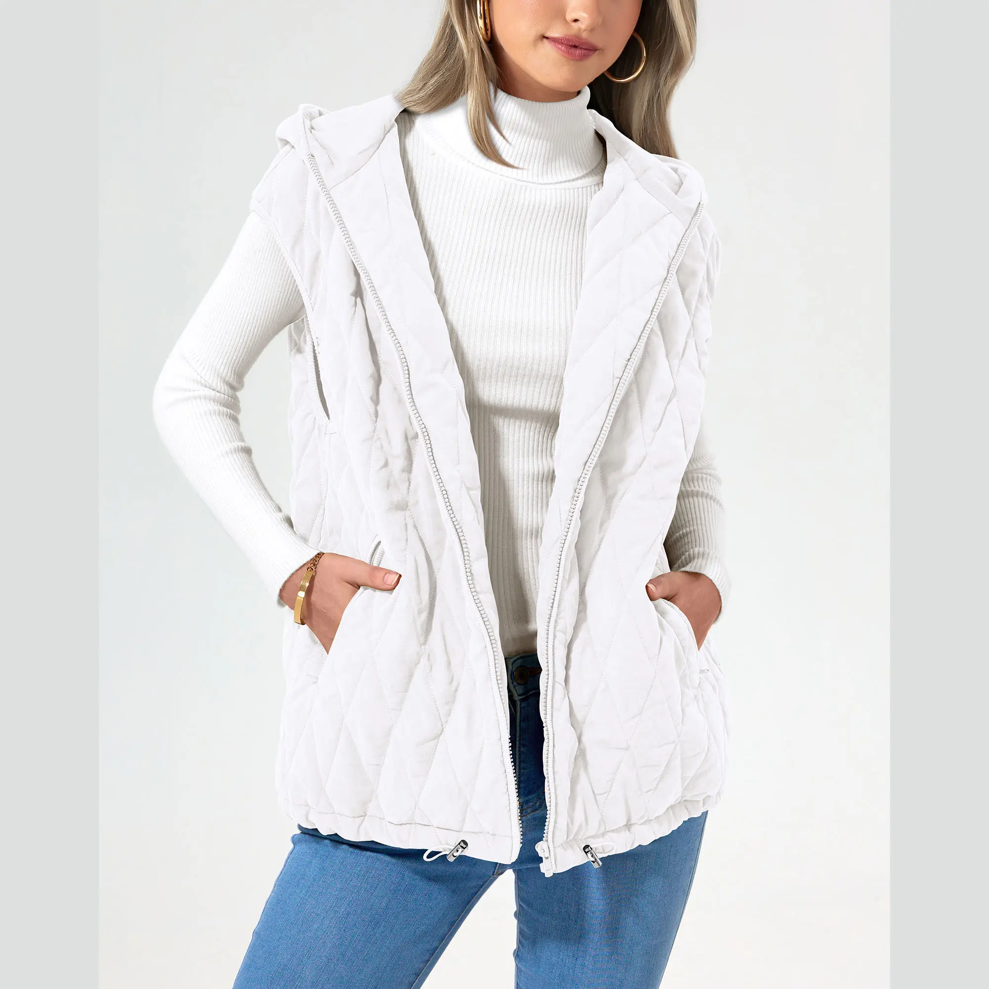 Beige White