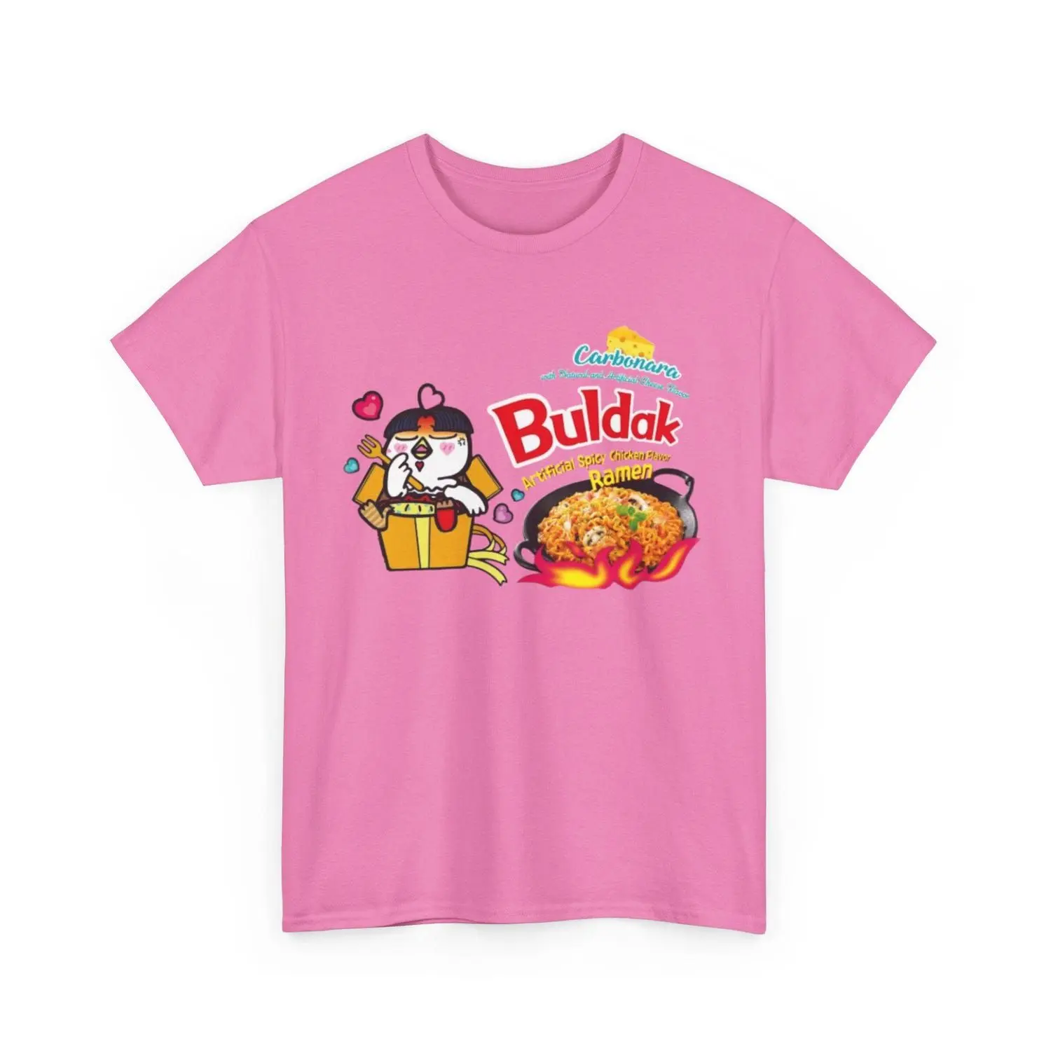 Spicy Buldak Ramen T-Shirt - Korean Food Lover's Gift, Funny Ramen