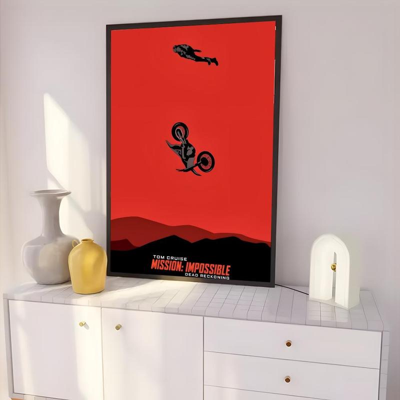 Hot Mission Impossible The Final R-Reckoning Poster Collectibles as gifts for relatives and friends Home decor bedroom living room Wall posters suitable for bars restaurants dessert shops fast food restaurants Fade-resistant non-slip wall stickers