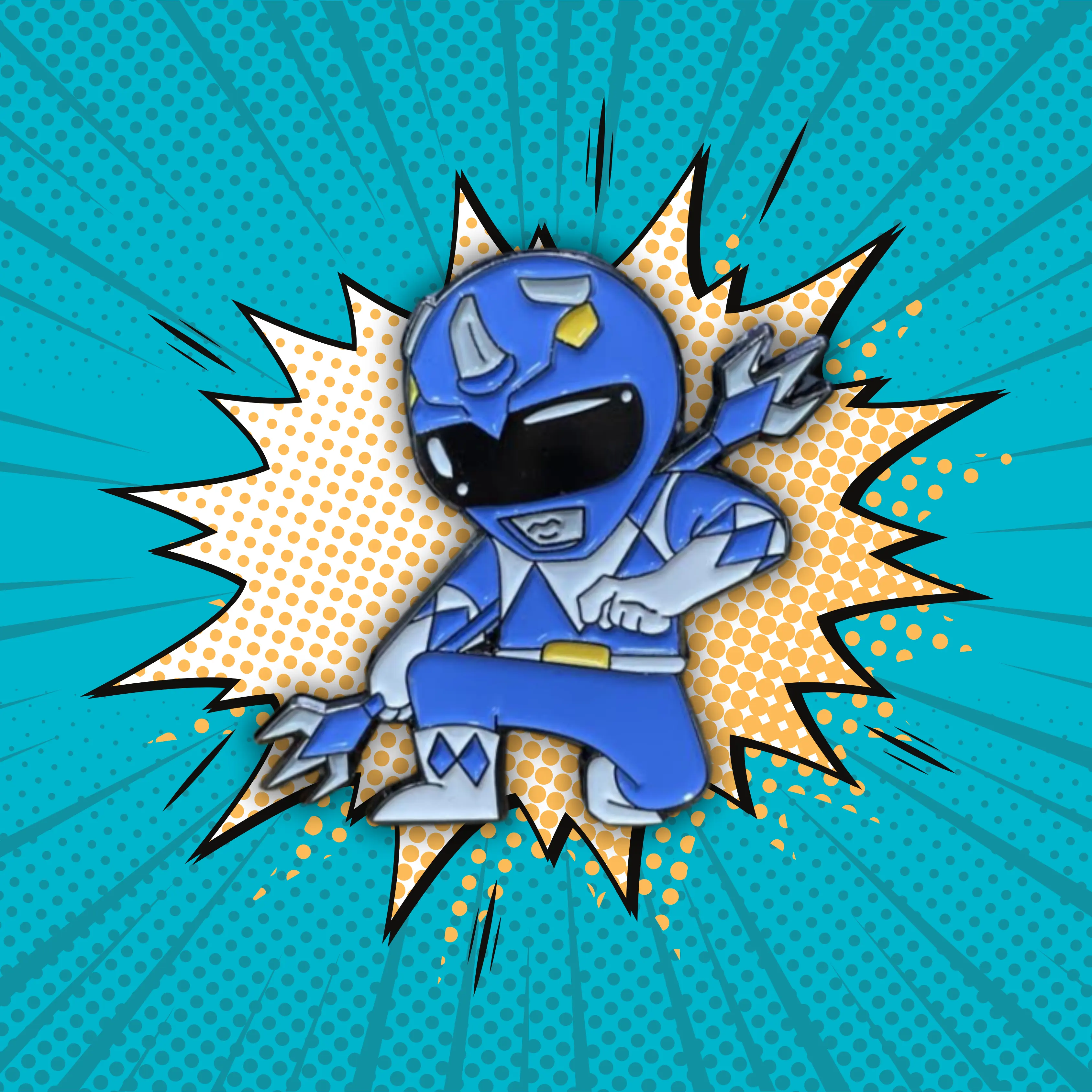 Blue Ranger Enamel Pin
