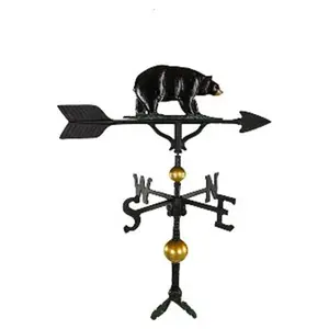 Montague Metal Products  300 Series 32 In. Deluxe Color Bear Weathervane, Outdoor