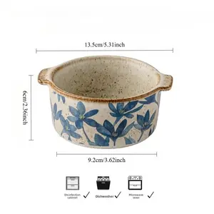 Handmade Ceramic Dessert Bowl, 4.5 Inch Fruit Bowl, Salad Bowl, Salad Serving Bowls, Ceramic Pasta Bowls, Ice Cream Bowl, Noodle Bowl, Soup Bowl
