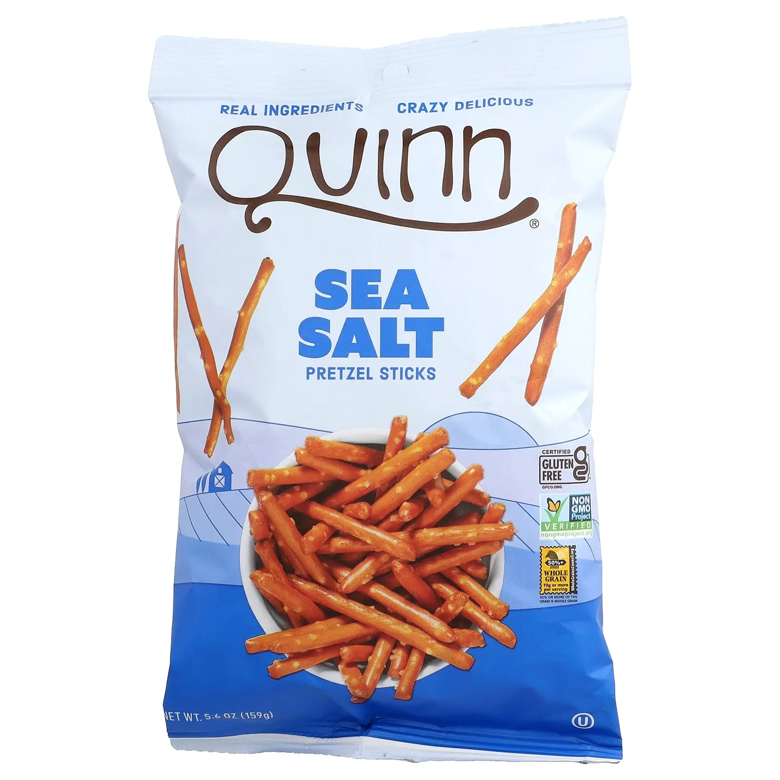 Quinn Snacks Pretzel Sticks, Sea Salt, 5.6 oz (159 g) Quinn Snacks Pretzel Sticks, Sea Salt, 5.6 oz (159 g)