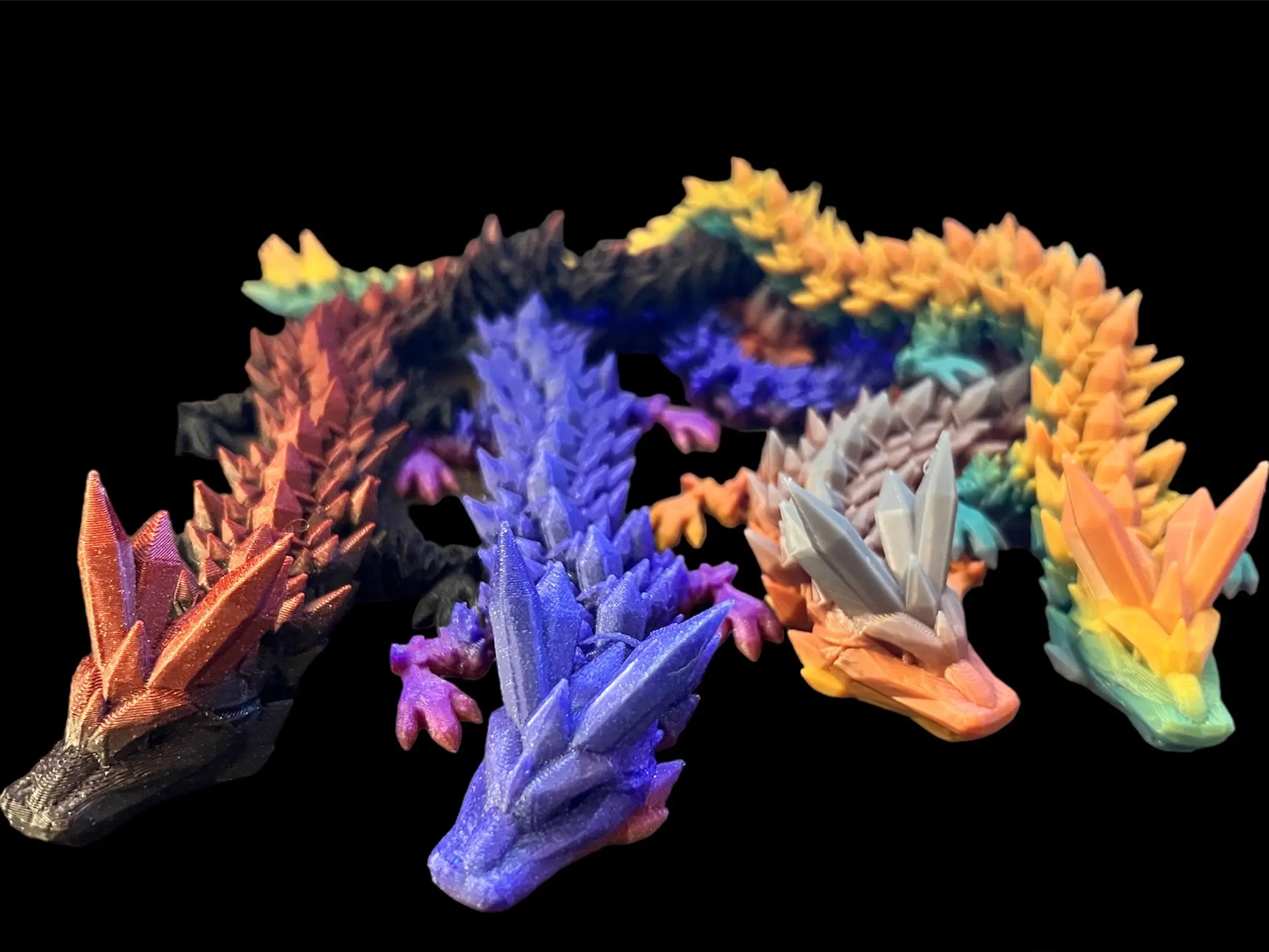 3D Printed Crystal Dragon