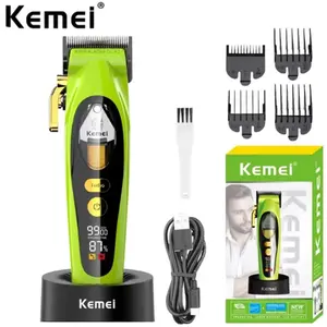 Kemei 2035 Professional Hair Clipper, Wireless Trimmer with Magnetic Motor, 9000 Rpm Men's Haircut Machine, Reliable Grooming Tool, Cordless Hair Clipper