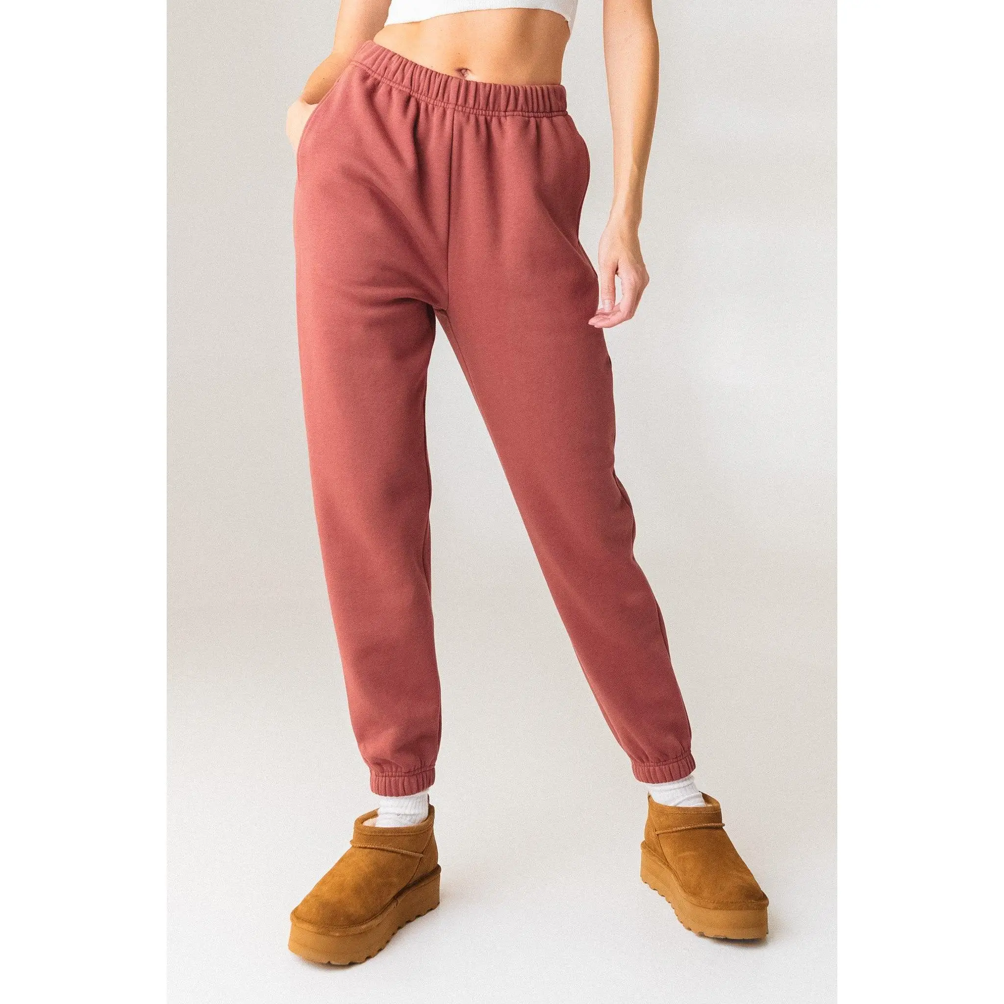 Vitality Uni Cozy Jogger - Rosewood