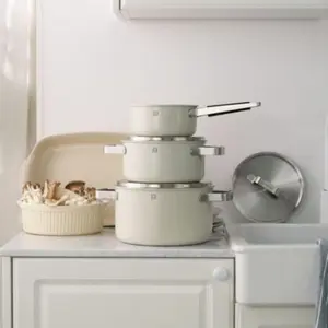 Zwilling Pure 3-Ply 6-Piece Stainless Steel Cookware Set