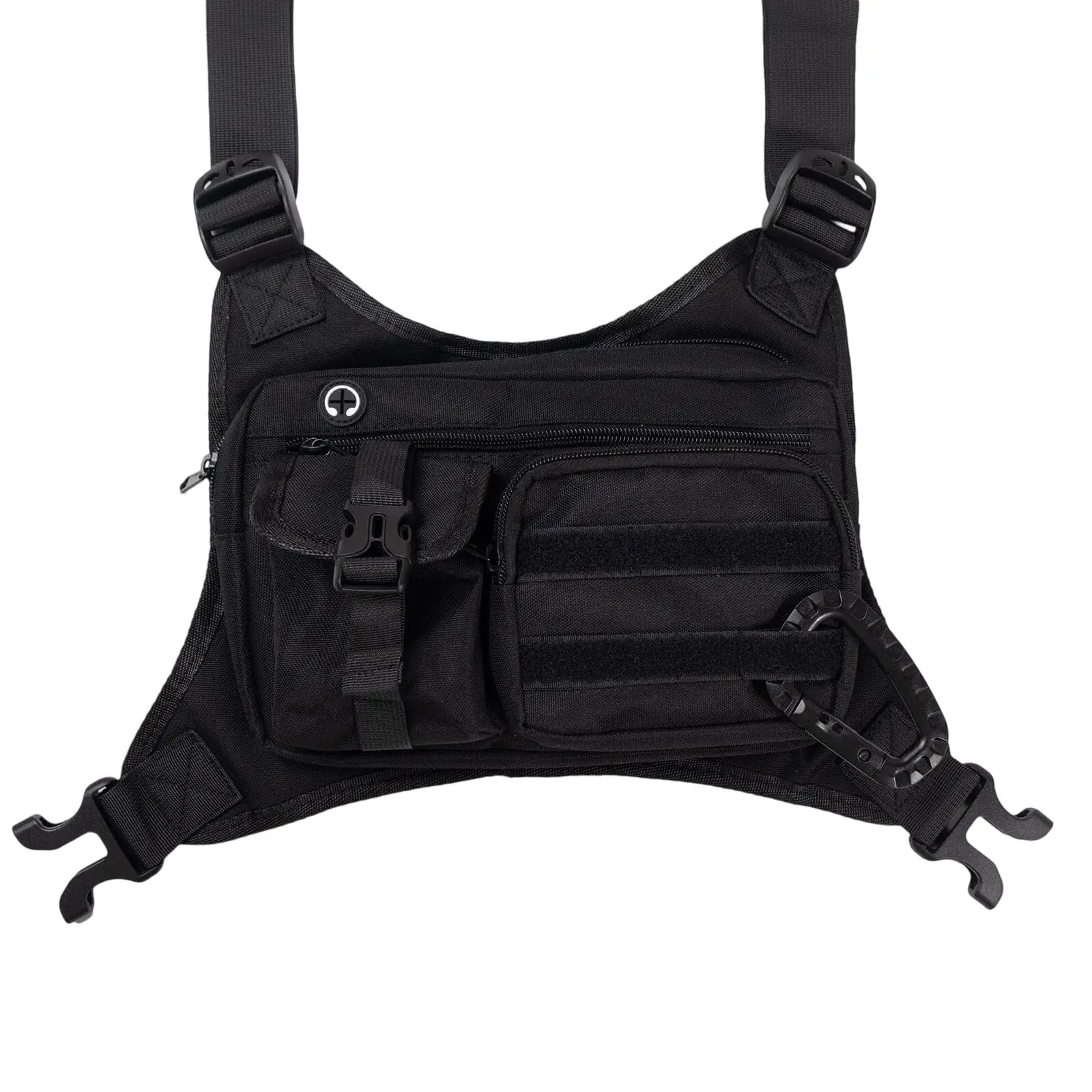 Unisex Tactical Chest Bag, Camouflage Outdoor Running Chest Pack, Lightweight Waterproof Crossbody Bag for Hiking Camping Travel Sports