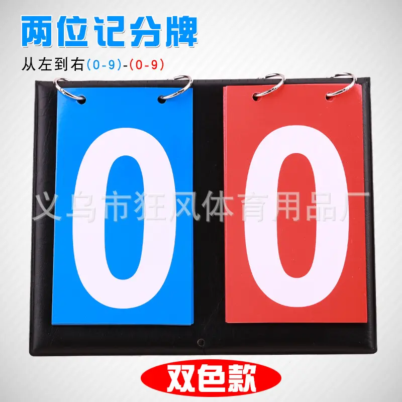 2 person (1 red+1 blue) scoreboard