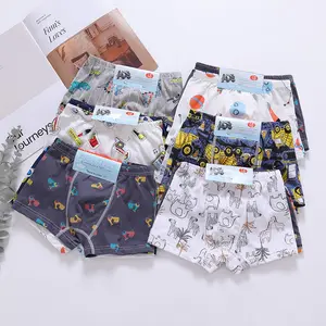 Children's cotton underwear, boys' printed cartoon boxer briefs, triangle briefs kids
