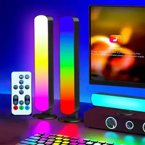RGB LED Strip Light, USB Powered Tabletop Lamp, Remote Controlled, Color Changing Remote Control, Bedroom & Gaming Ambiance Lighting, TV Decor