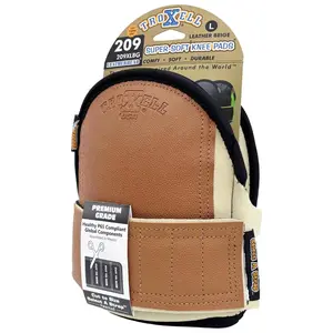 TROXELL USA SuperSoft Leatherhead Kneepads - (Large Size / Bagged in Pairs)