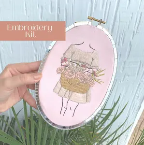 Supermarket Flowers Intermediate Embroidery Kit