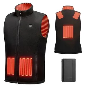 fathersdaygift VEVOR Heated Vest, Men Electric Heating Vest with 16000 mAh Battery Pack, 6 Heating Zones Lightweight Rechargeable Winter-Vest with 3 Levels, for Outdoor Hiking Camping Fishing Skiing, Size XL