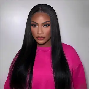 Nulook Hair 13x4 HD Lace Front Wig  Straight Brazilian Human Hair  200% Density Pre-Bleached Knots  Natural Hairline & Ultra Soft Texture #wigtok #Blackgirl #FallFreshness#Fall Deals For You
