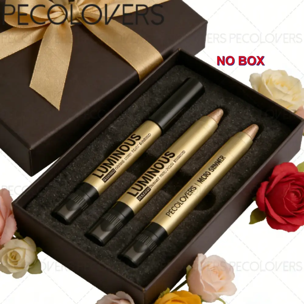 1 Pc Shimmer Eyeshadow Pen, Luminous Eye Color, Glow Eye Crayon For Weddings And Formal Occasions, Pearl White And Champagne Beige And Bronze Brown, Eye Makeup Tool