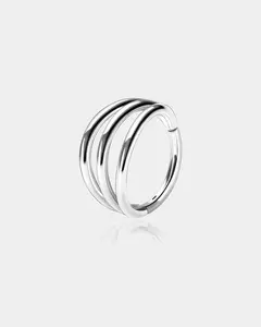 Triple Layered Titanium Cartilage Ring