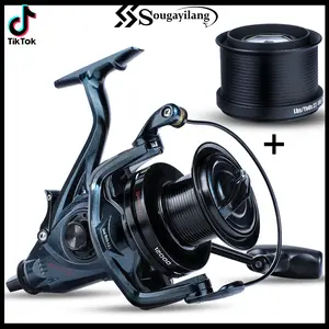 Sougayilang 9000-12000 Spinning Fishing Reel Ultra Smooth 13+1 Stainless Steel for Jigging, Trolling, and Casting Power in Saltwater & Freshwater