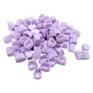 Lafufu Shaped Ink Caps - 100 Piece Medium Size Disposable Tattoo Ink Cups in for Professional Artists