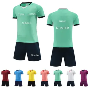 Custom Soccer Jerseys for Adults Personalised Football Shirt & Short Set Premium Polyester Breathable Team Logo DIY Name Number