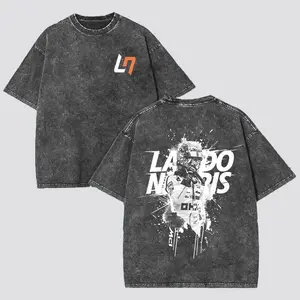 Lando Norris Bleached Hoodie, Retro Racing Car Drivers Champion Graphic Wash Shirt, Motorsport Faded Black Unisex Sweatshirt, Gift Christmas For Fan, Gift for Lando Norris Fan