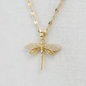 Dragonfly Pendant Necklace
