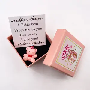 Love Bear in Box,A Little Bear from me to You Just to Say I Love You for Birthday,Mom Gift,Valentines Day,Anniversary