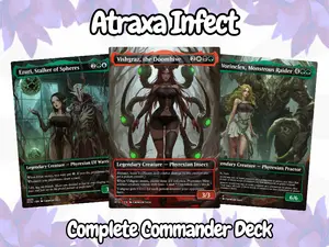 Atraxa Toxic Evolution Anime Waifu – Complete Commander Deck – Full 100 Cards + Tokens | Proxy EDH
