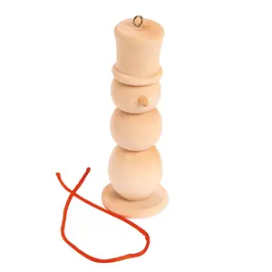 DIY 3D Unfinished Wood Snowman Ornaments - Makes 12