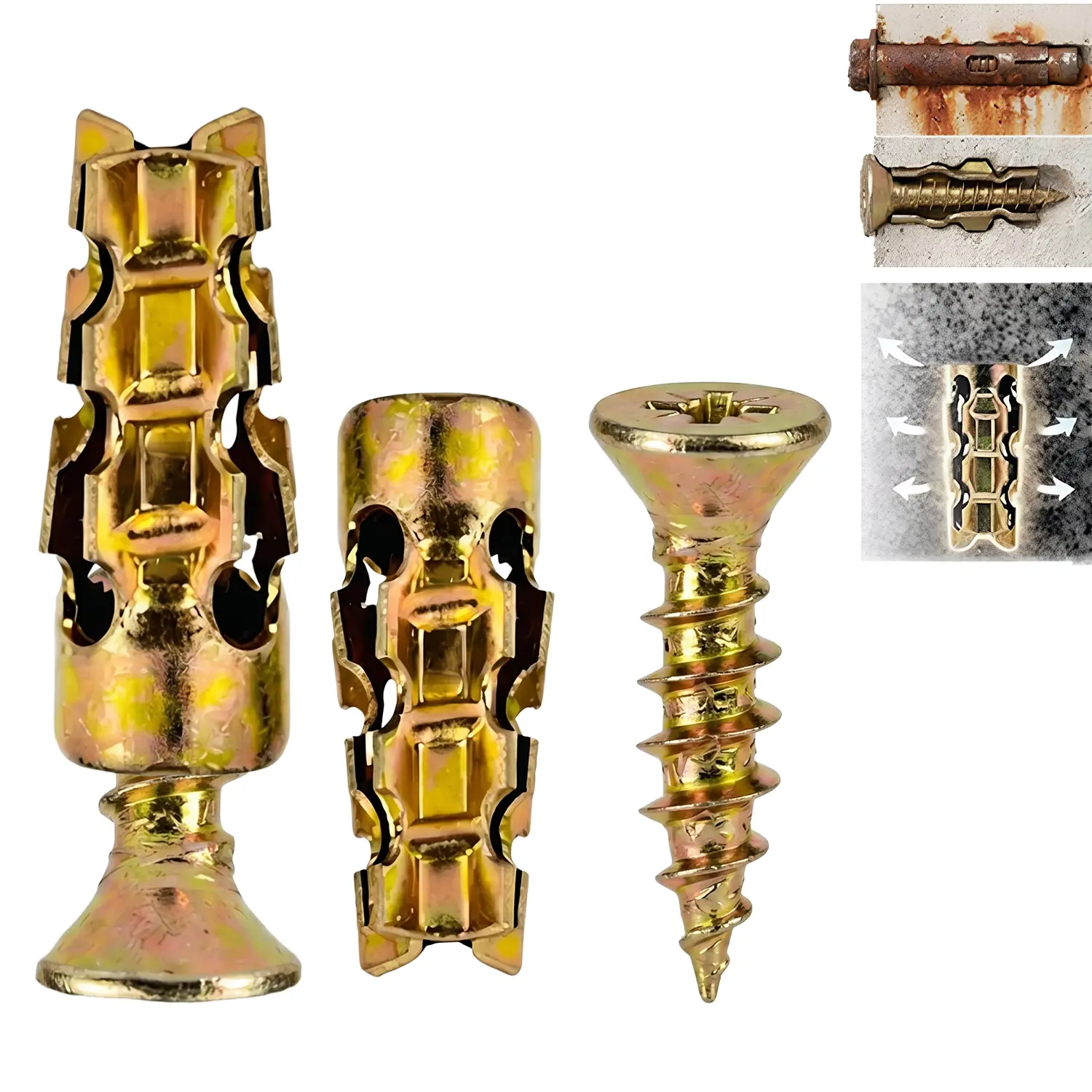 6×14mm Short Screws Fasteners & Hooks for Cabinet Hinge Repair, Stripped Thread Restoration (30-Set, 60-Set Options)