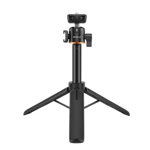 PULUZ 4-section Extension Tripod, Camera Tripod with Phone Holder, Stable Camera Tripod for Travel, Outdoor, Photography, Video Recording