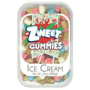 Zweet Gummy Ice Cream Cones 10 oz - Classic Gummy Cones Candy Snack