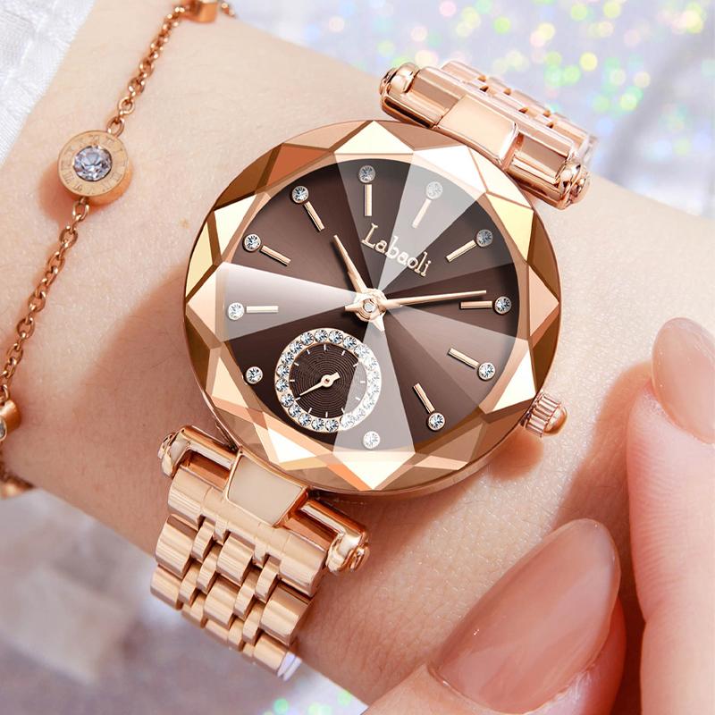 Elegant Luxury Women's Watch LA729 Water-Resistant Scratch-Resistant Adjustable Strap Fashionable Design Waterproof Wristwatch Suitable for All Occasions