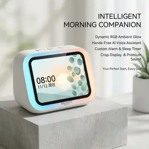 Smart Audio Player, Bluetooth 5.4 HD Touch Screen Speaker, Hi-Fi Sound & Electronic Photo Album