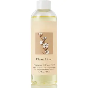 Reed Diffuser Refill - Clean Linen 6.7 oz.Scented Oil for Reed Diffuser Home Fragrance for Bedroom, Bathroom Home Decor
