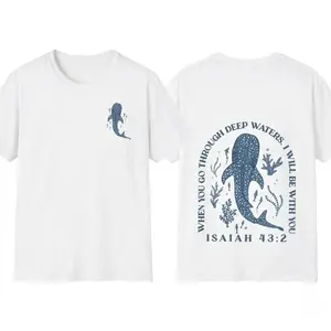 Whale Shark Tshirt, Hoodie Beachy Shirt, Shark Shirt, Jesus T-shirt, Hoodie Beachy Tee, Beachy Tee, Summer T-shirt.