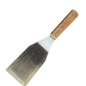 Adcraft Stainless Steel with Wood Handle Beveled Spatula Made in Japan Vintage