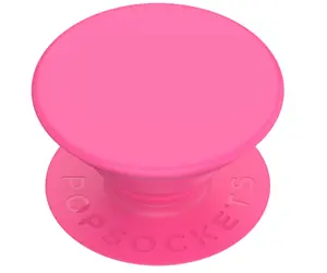 PopSockets Phone Grip with Expanding Kickstand, Adhesive Grip - Neon Pink