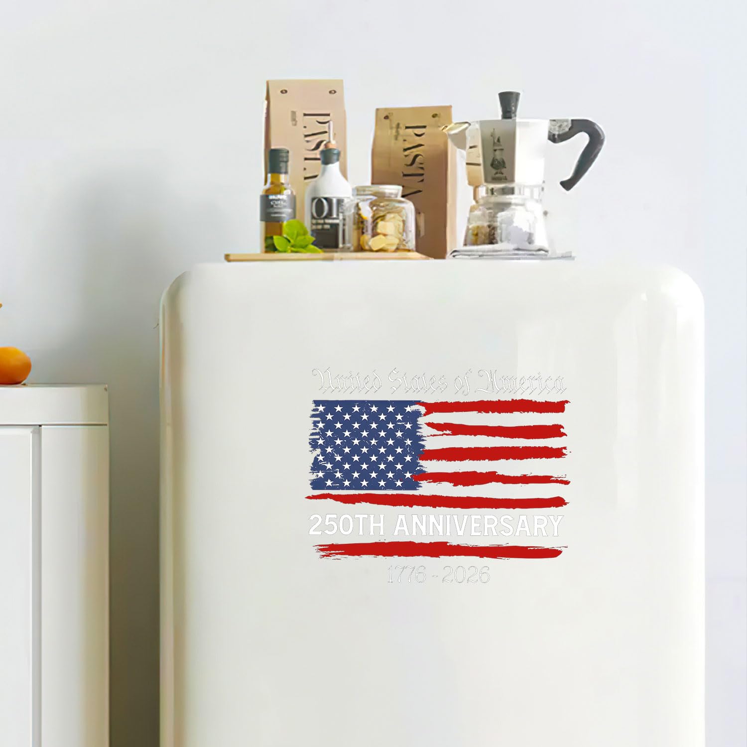 (3 pieces pack)1776-2026 United States Independence 250th Anniversary Sticker, American Flag Patriotic Vinyl Sticker, for Cars, Windows, Refrigerators, Bumpers, Motorcycles (10*13cm)