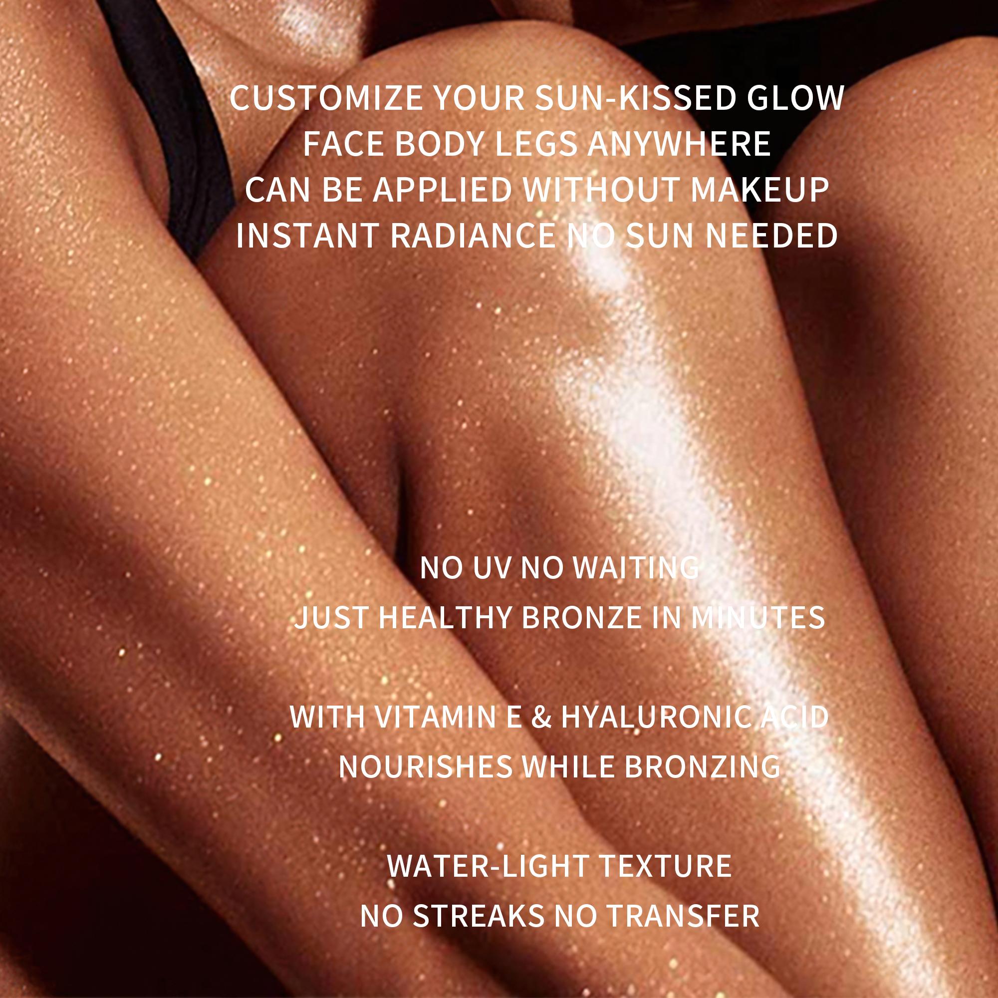 Bronzer Sunshine Drops | Sunless Tanning Lotion | Instant Sun-Kissed Glow | Hydrating Liquid Bronzer for Face & Body Bronzer Sunshine Drops | Sunless Tanning Lotion | Instant Sun-Kissed Glow | Hydrating Liquid Bronzer for Face & Body
