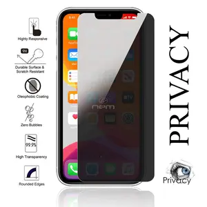 iPhone12/12Pro (6.1) Privacy Tempered Screen Protector SPR09 Accessories Cloth Plastic Micro