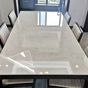 Volume 1[23.62 * 393.70 in ] , high-definition transparent film, anti-oil paste, waterproof and oil-proof, reusable, used to protect the table against scratches, applicable to dining tables, desks, living rooms, coffee tables, desks and so on