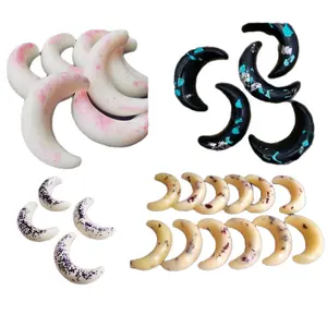 Moon-Shaped Wax Melts - Smokeless Fragrance Scented Candle Set for Decor