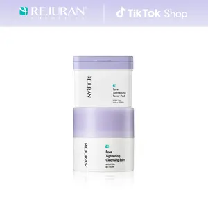 REJURAN Pore Tightening Cleansing Balm and Pore Tightening Toner Pad with PDRx & c-PDRN