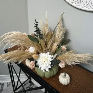 Pumpkin Centrepiece Thanksgiving Bouquet Dried Floral