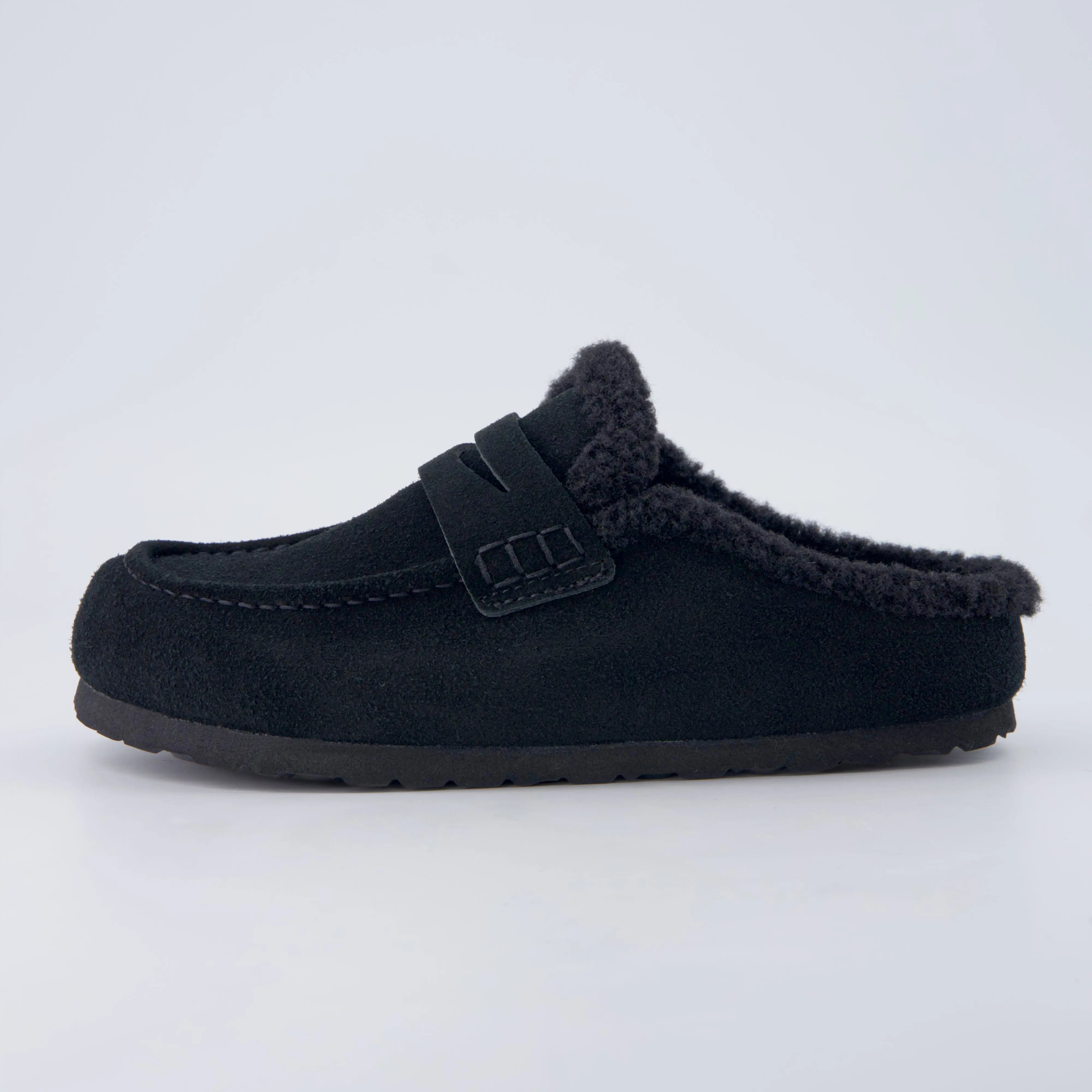 Cushionaire Casey Genuine Suede Moccasin Slippers For Women | Cozy House Shoes With Moc Toe And Penny Loafer Strap
