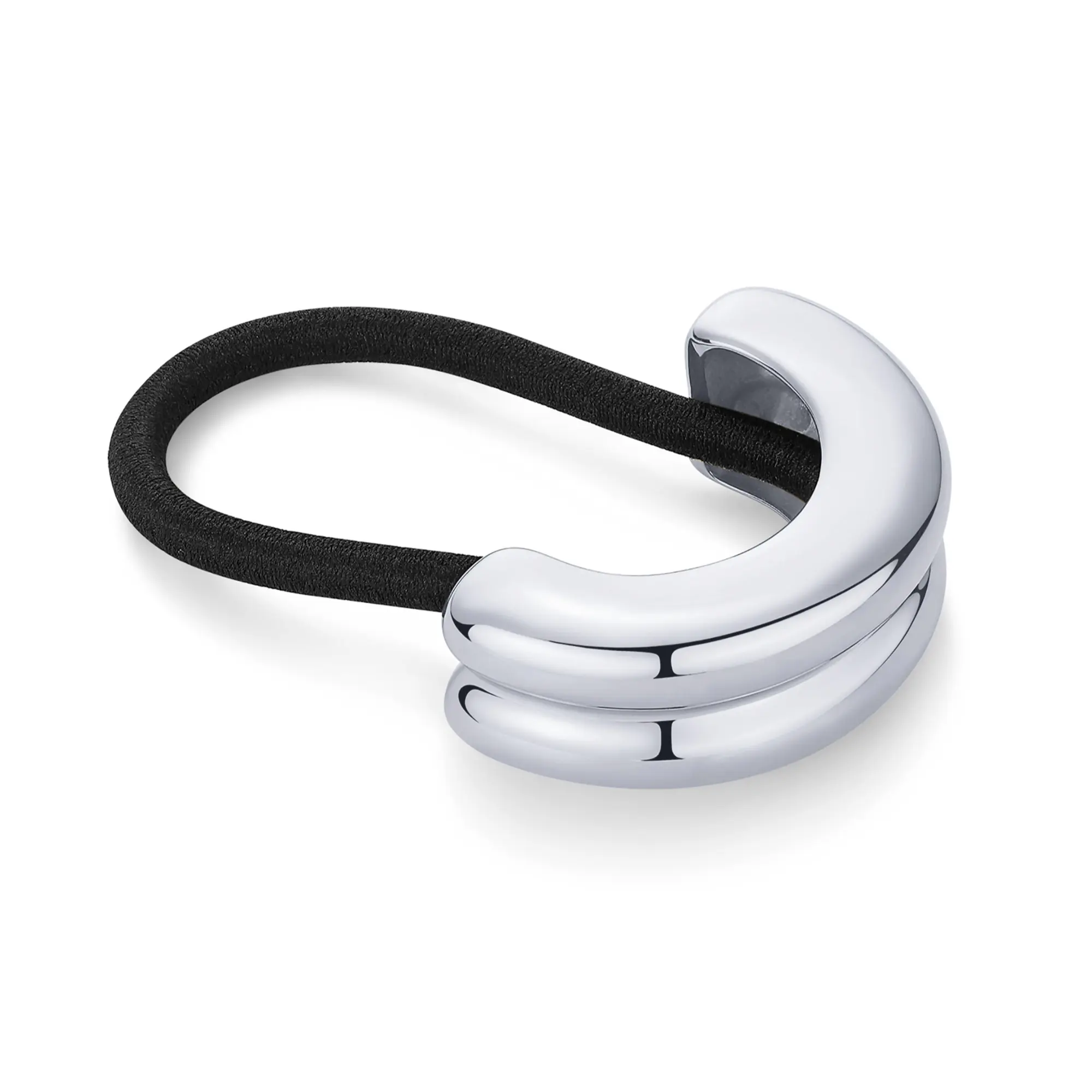 PAVOI Waterproof Chunky Metal Hair Band Ponytail Holders for Women - 14K Gold Plated Stainless Steel Statement Cuff Fashion Accessories - Stretchy Gold Hair Ties PAVOI Waterproof Chunky Metal Hair Band Ponytail Holders for Women - 14K Gold Plated Stainless Steel Statement Cuff Fashion Accessories - Stretchy Gold Hair Ties