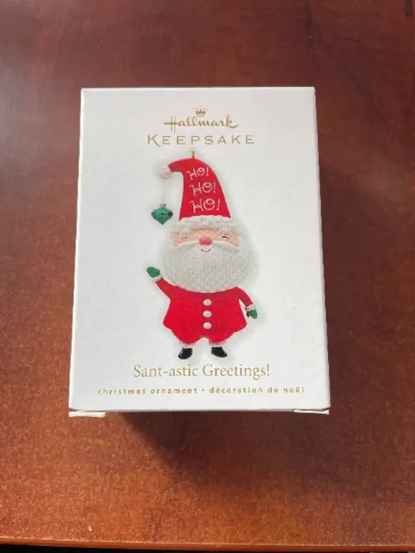 Sant-astic Greetings - Hallmark Keepsake Ornament 2010