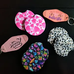 Giveaway Gift Keychain Car Coaster Car Decal