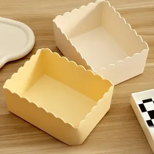 Plastic Desktop Cosmetic Storage Box, Organizer for Home Goods and Snacks, Spacious Design for Dorms and Bathrooms